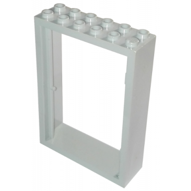 light gray door frame 2 x 6 x 7