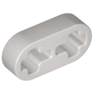 light gray technic liftarm thin 1 x 2 - axle holes