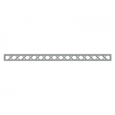 light gray support 1 x 16 lattice train signal mast