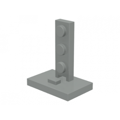 bracket 2 x 3 - 1 x 3 train signal stand