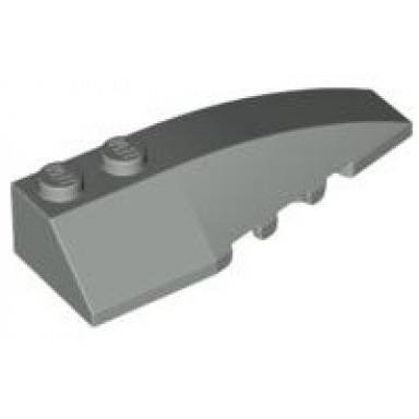 light gray wedge 6 x 2 right
