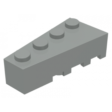 light gray wedge 4 x 2 left