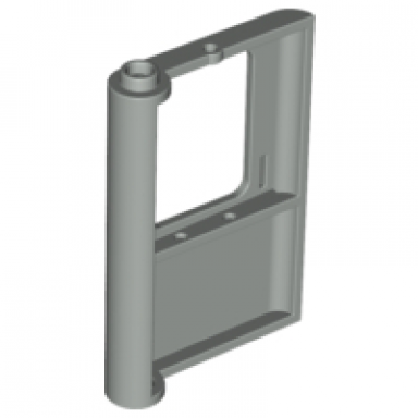 light gray door 1 x 4 x 5 train right thin support at bottom