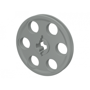 light gray technic wedge belt wheel pulley