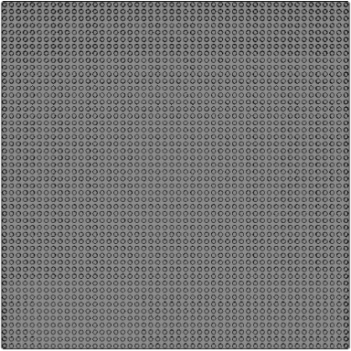 light gray baseplate 50 x 50