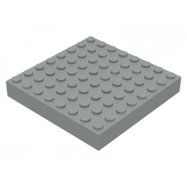 light gray brick 8 x 8
