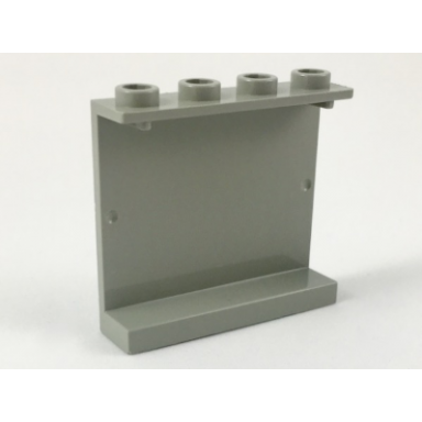 light gray panel 1 x 4 x 3 - hollow studs