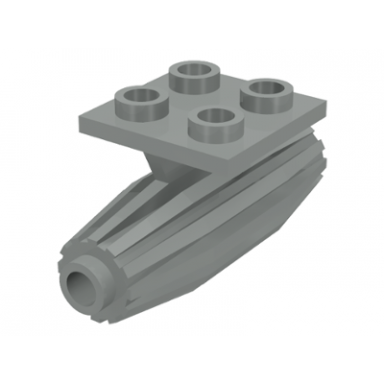 light gray engine strakes 2 x 2 thin top plate