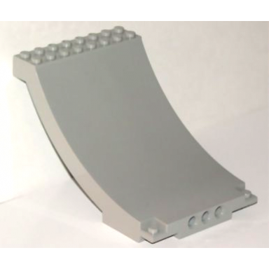 light gray sports arena section skateboard ramp