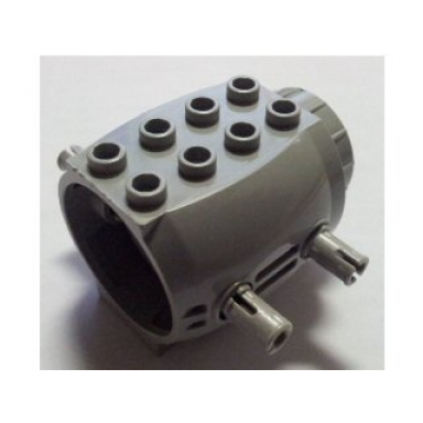light gray engine large with 4 fixed rotatable pins