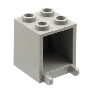 light gray container box 2 x 2 x 2