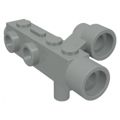 light gray minifigure utensil camera with side sight space gun
