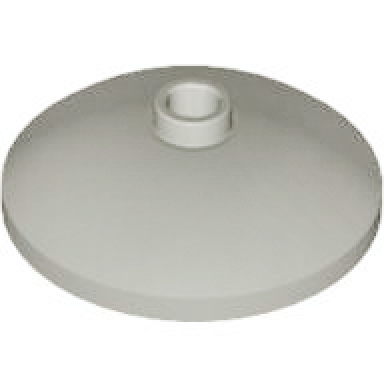 light gray dish 3 x 3 inverted radar