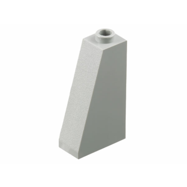 light gray slope 75 2 x 1 x 3 - open stud