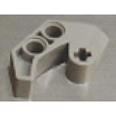 light gray technic axle and pin connector 2 x 4 double sloped
