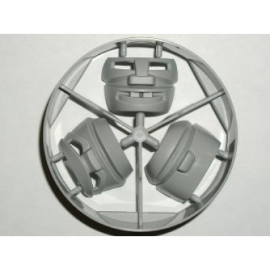 light gray sports hockey masks on sprue - masks 2 3 4