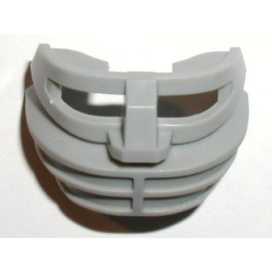light gray sports hockey mask 1 with 4 hole grille