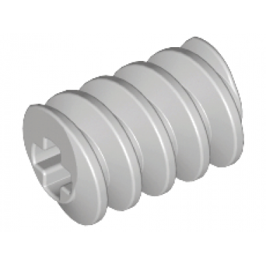 light gray technic gear worm screw long