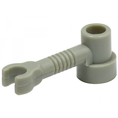 light gray bar 1 x 3 with clip and stud holder robot arm
