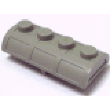 light gray container treasure chest lid curved with thin hinge