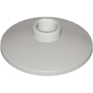 light gray dish 2 x 2 inverted radar