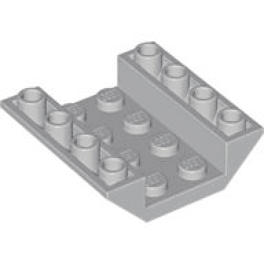light gray slope inverted 45 4 x 4 double