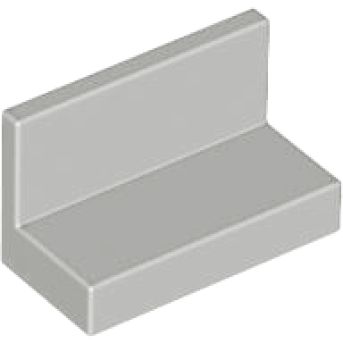 light gray panel 1 x 2 x 1