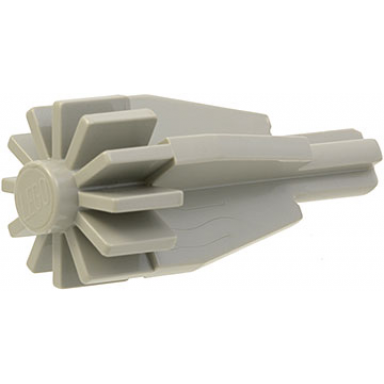 light gray engine smooth large center with fan gear and axle end