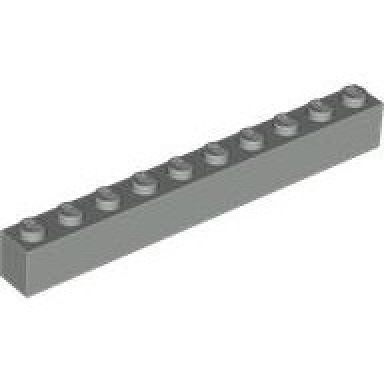 light gray brick 1 x 10