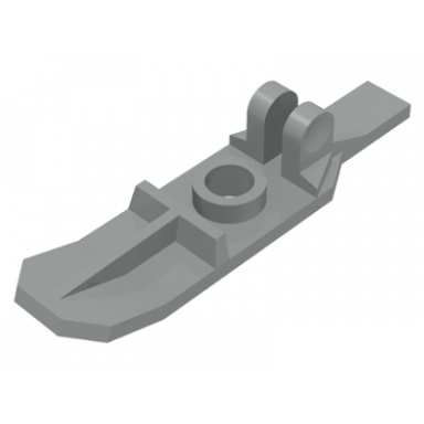 light gray minifigure utensil ski with hinge