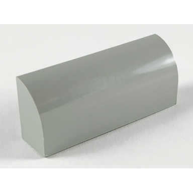 light gray slope curved 1 x 4 x 1 1 3