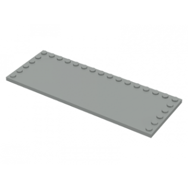 light gray tile modified 6 x 16 with studs on edges