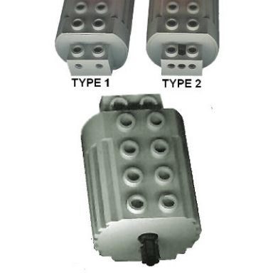 electric motor 4.5v type 2 for 2-prong connectors with middle pin