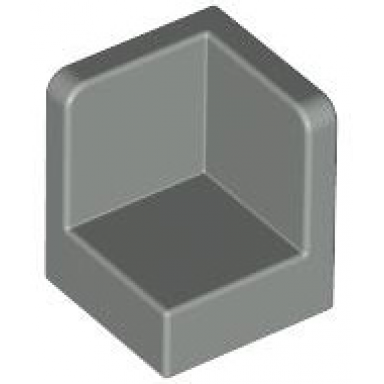light gray panel 1 x 1 x 1 corner