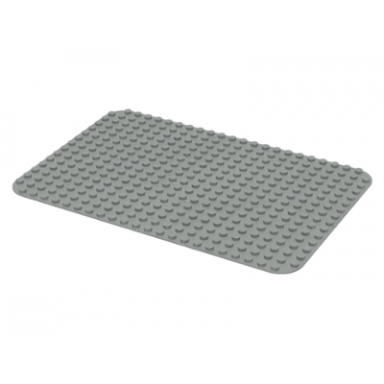 light gray duplo baseplate 16 x 24