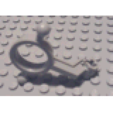 light gray technic steering arm large with wheel hub holder - axle connection