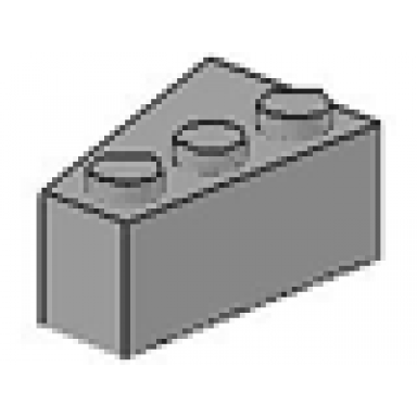 light gray wedge 3 x 2 right