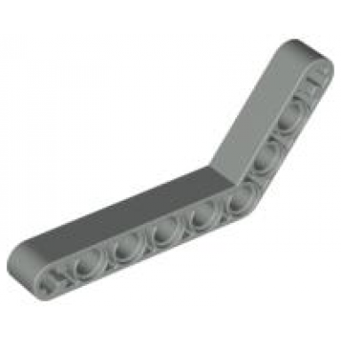 light gray technic liftarm modified bent thick 1 x 9 6 - 4