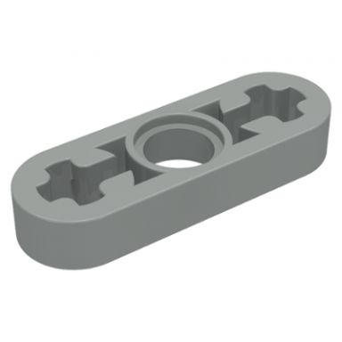 light gray technic liftarm thin 1 x 3 - axle holes