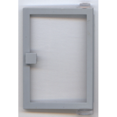 light gray door 1 x 4 x 5 right with trans-clear glass