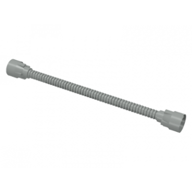 light gray hose flexible 8.5l with same color tabbed ends