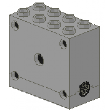 light gray technic gearbox 2 x 4 x 3