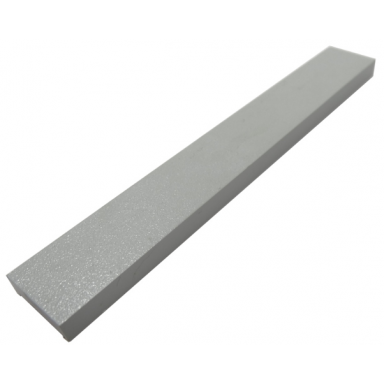 light gray train level crossing center rail cap insert 2 x 14 x 2 3