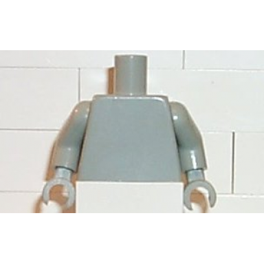 light gray torso plain same color arms same color hands
