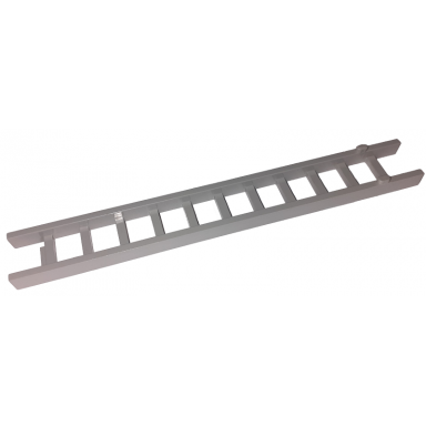 ladder 9.6cm collapsed 2-piece - top section with 11 rungs and 3 stops