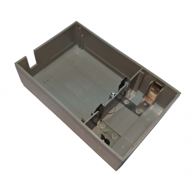 light gray electric 4.5v battery box 6 x 11 x 3 1 3 type iii bottom