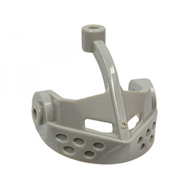 light gray minifigure visor pointed