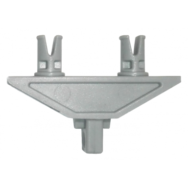 light gray hinge 1 x 4 triangle with two pins locking 1 finger