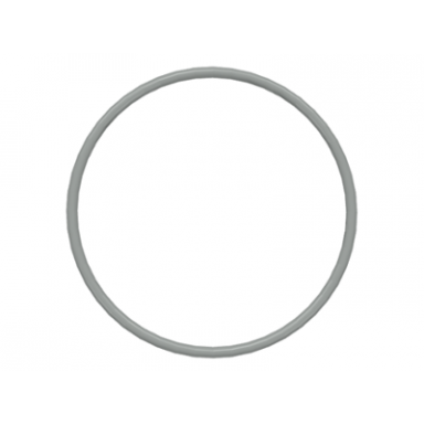 light gray rubber belt medium round cross section - approx 3 x 3