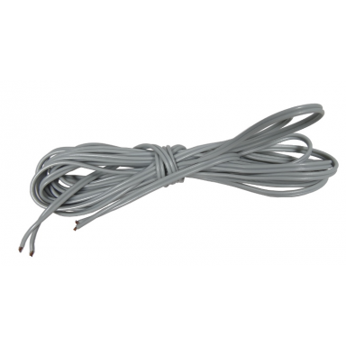 light gray electric wire 12v 4.5v with 2 leads 375 studs 300cm long